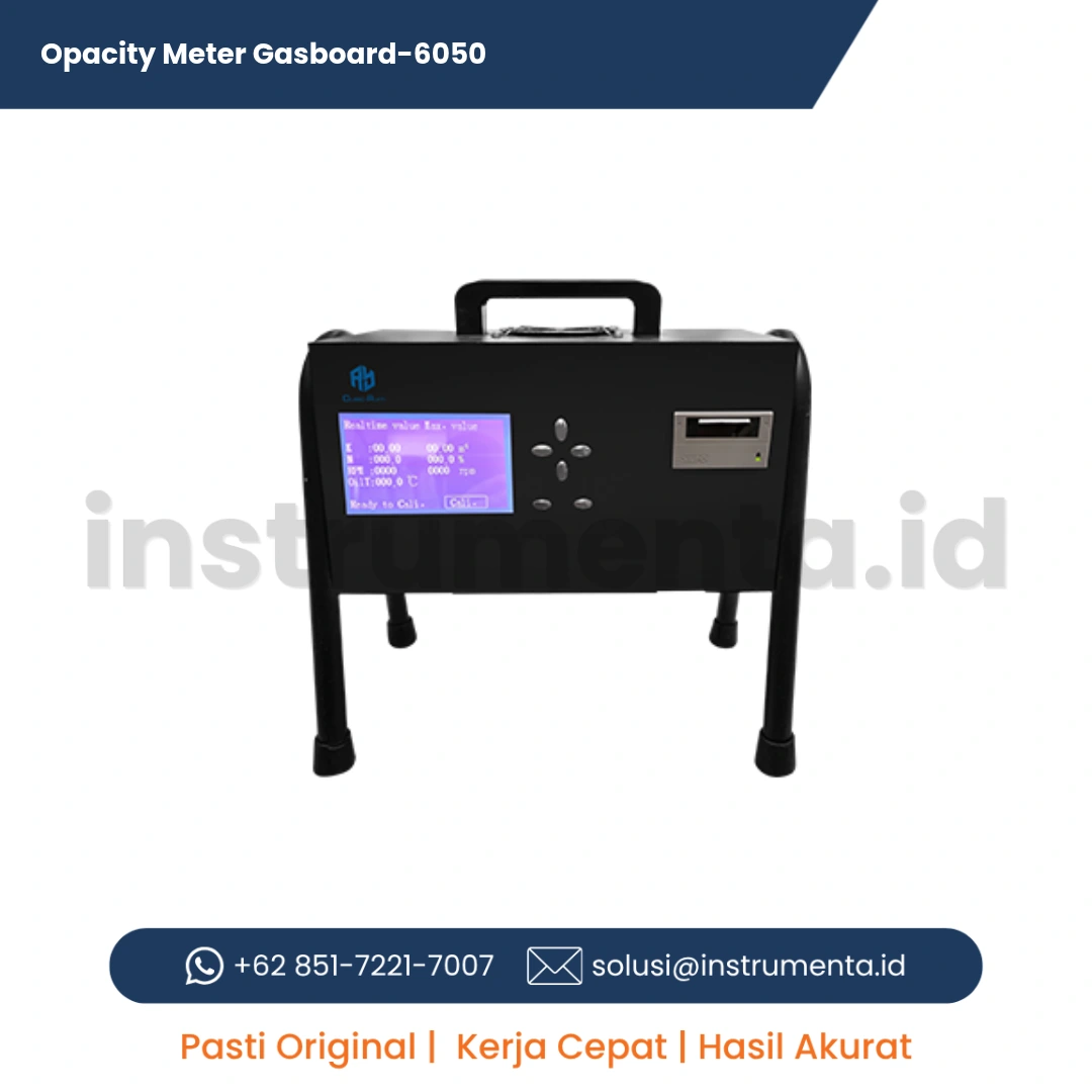 Distributor Resmi Gasboard-6050 Opacity Meter Alat Ukur Ketebalan Asap Diesel Uji Emisi Portabel